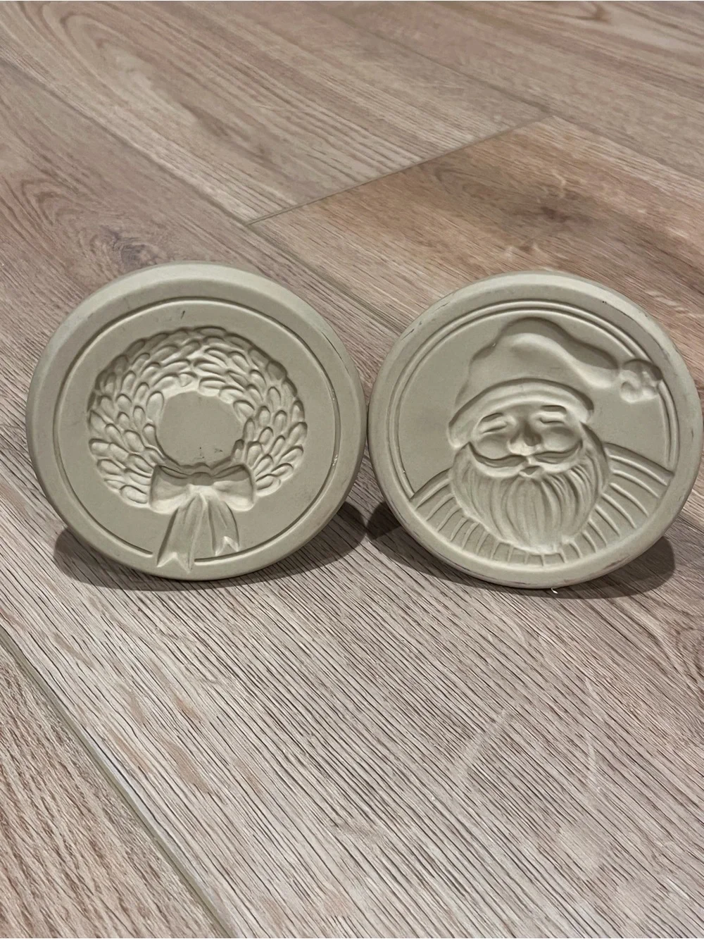 Brown Bag Cookie Art Set of 2 Christmas Cookie Stamps - 1999